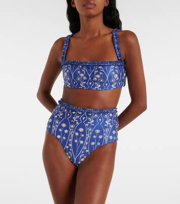 Bedrucktes Bikini-Oberteil Olmo | Agua by Agua Bendita