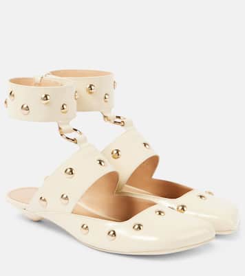 Sandalias Jade de piel con tachuelas | Chloé