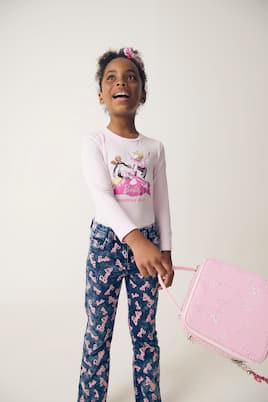 x Barbie® - T-shirt in jersey con stampa | Monnalisa