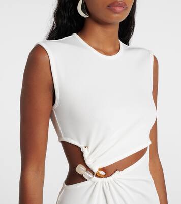 Robe longue Concave Stone | Christopher Esber