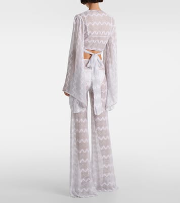 Zig Zag cropped blouse | Missoni