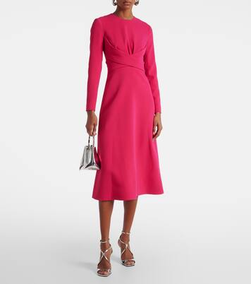 Robe midi Elta en crêpe | Emilia Wickstead