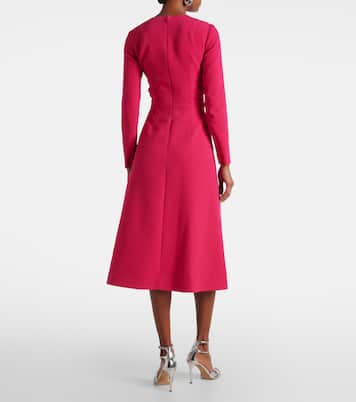 Robe midi Elta en crêpe | Emilia Wickstead