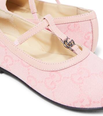 GG Canvas ballet flats | Gucci Kids