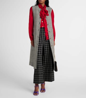 Schluppenbluse aus Crêpe de Chine aus Seide | Valentino