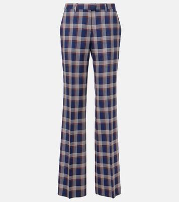 Weite High-Rise-Hose aus Wolle | Etro