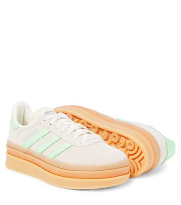 Gazelle Bold suede and leather sneakers | Adidas Originals Kids