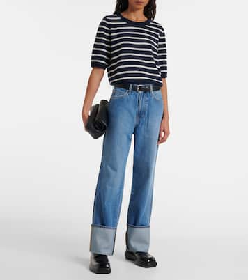 Pull Shana rayé en cachemire | Veronica Beard