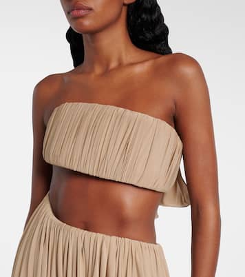 Vestido bustier asimétrico de jersey | Alaïa