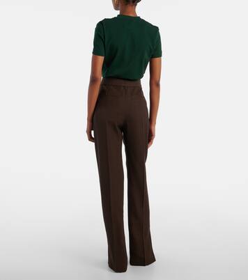 Pantalones rectos Tibau de tiro alto | Jacquemus