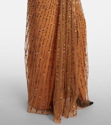 Robe longue Anja à ornements | Jenny Packham