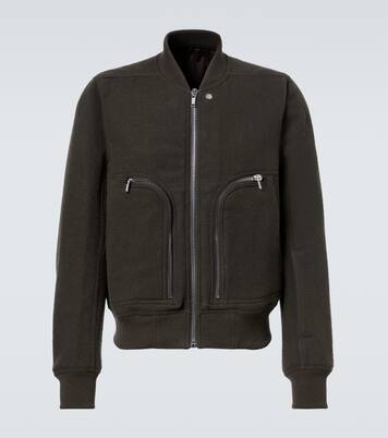 Chaqueta bomber de lana virgen | Rick Owens