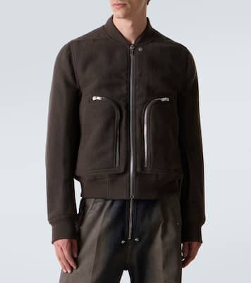Chaqueta bomber de lana virgen | Rick Owens