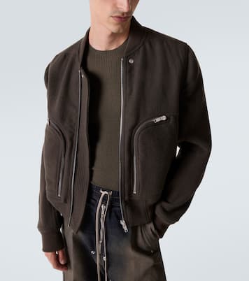 Chaqueta bomber de lana virgen | Rick Owens