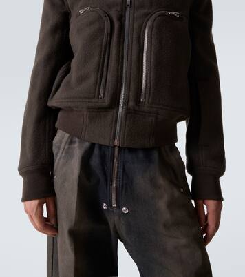 Chaqueta bomber de lana virgen | Rick Owens