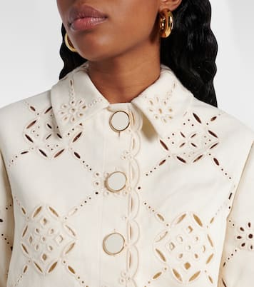 Cropped-Jacke Adelaide aus Baumwolle | Veronica Beard