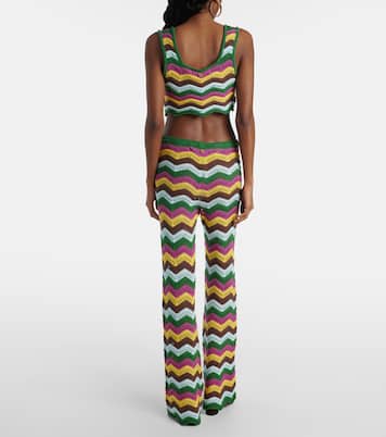 Pantalon Kim en crochet de coton mélangé | Bananhot