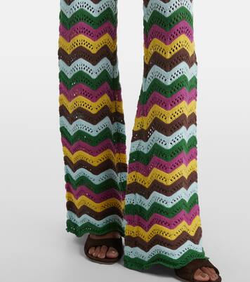 Pantalon Kim en crochet de coton mélangé | Bananhot