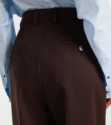 High-Rise-Hose aus Wolle | Stella McCartney