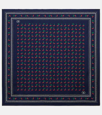 Foulard Cherryfic en soie | Valentino