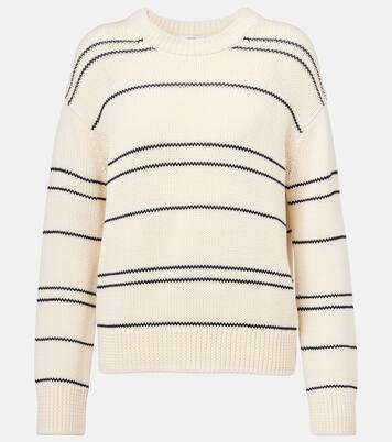 Pull rayé en laine mélangée | Vince