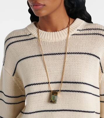 Pull rayé en laine mélangée | Vince