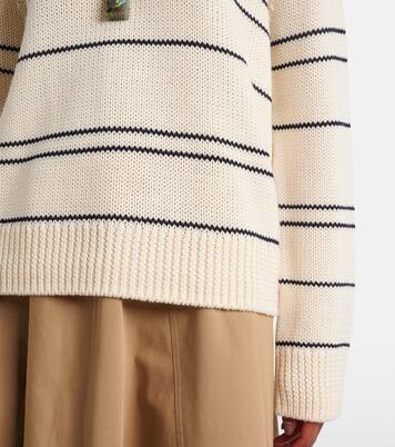 Pull rayé en laine mélangée | Vince