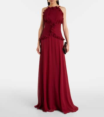 Robe longue en soie | Elie Saab
