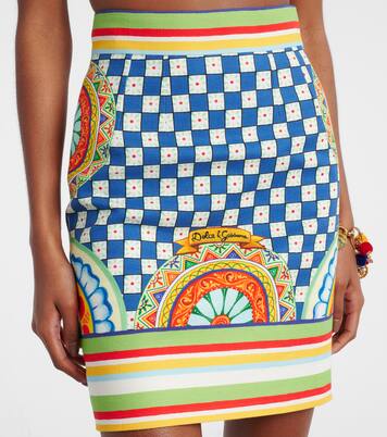 Minirock aus Baumwolle | Dolce&Gabbana