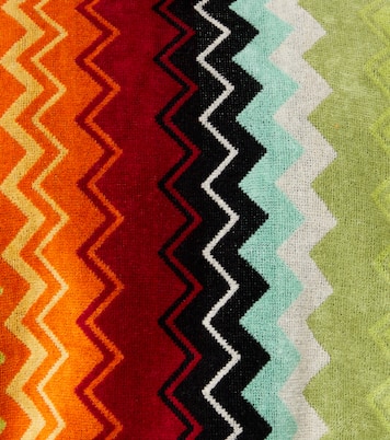 Giacomo Zigzag cotton terry bathrobe | Missoni