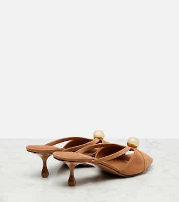 Siva 50 embellished suede mules  | Jimmy Choo