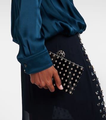 Cosmic Mini studded clutch | Aquazzura