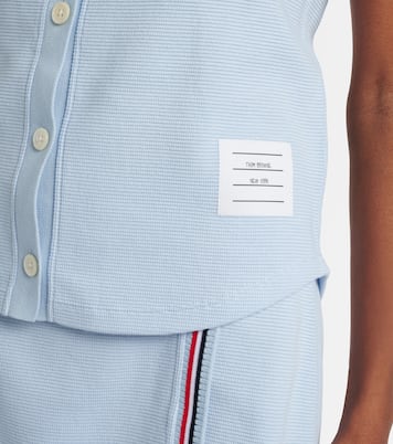 Polo de algodón sin mangas | Thom Browne