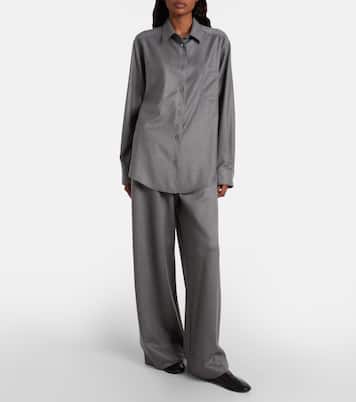 Weite Hose Gala aus Schurwolle | The Row