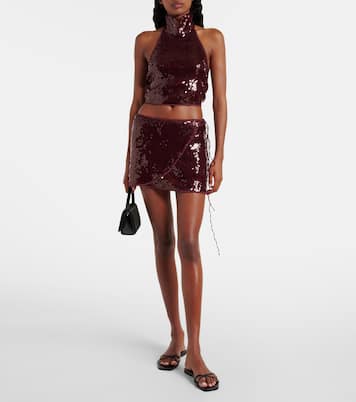 Marylin sequined miniskirt | Oséree