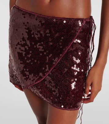 Marylin sequined miniskirt | Oséree