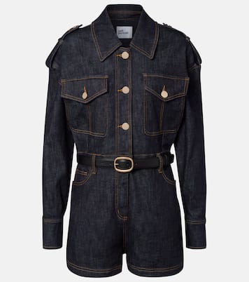 Playsuit aus Denim | Self-Portrait