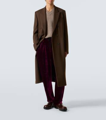 Velvet sweatpants | Dries Van Noten