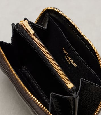 Cassandre quilted leather card case | Saint Laurent