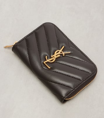 Cassandre quilted leather card case | Saint Laurent