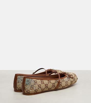 Ballerinas Gucci Horsebit aus Canvas | Gucci