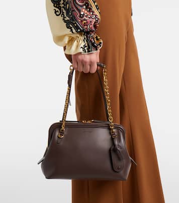 Leather shoulder bag | Etro