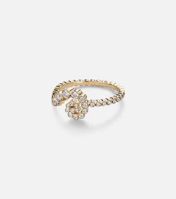 Ring Rêve Escargot aus 18kt Gelbgold (750/1000) mit Diamanten | Sophie Bille Brahe