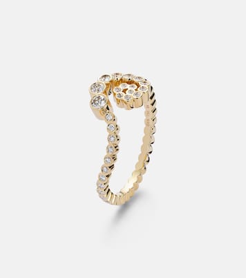Ring Rêve Escargot aus 18kt Gelbgold (750/1000) mit Diamanten | Sophie Bille Brahe