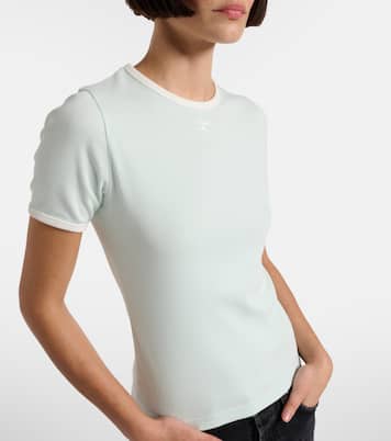 Signature logo cotton T-shirt | Courrèges