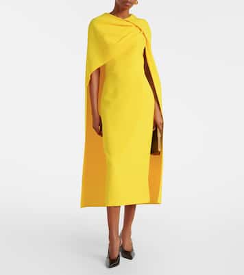 Vestido de cóctel Oria Lupin de crepé | Safiyaa