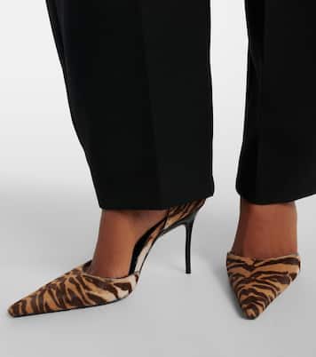 Pumps D'Orsay 90 in cavallino | Alaïa