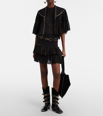 Bestickter Minirock aus Baumwolle | Marant Etoile