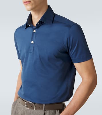 Cotton polo shirt | Kiton