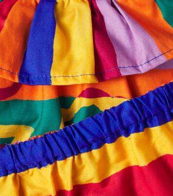 Baby striped cotton dress and bloomers set | Fábula